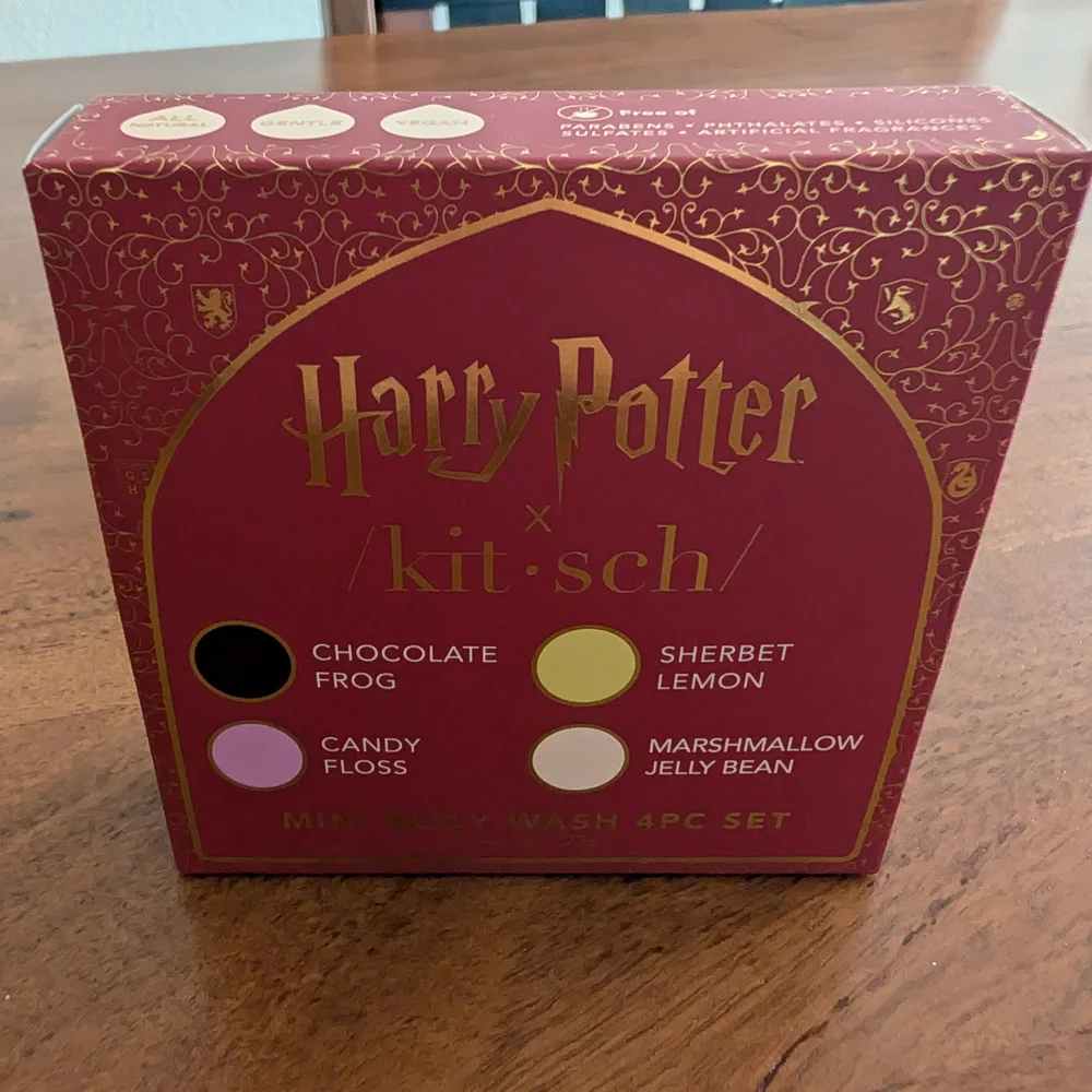 Harry Potter x Kitsch Mini Body Wash Set - 4pc